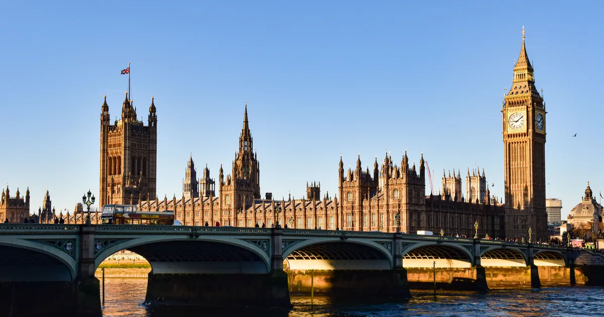 Big Ben and the Palace of Westminster in London